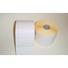 WB10254 rol @ 1.000 witte etiketten permanent zwart bedrukt 102x54 mm 